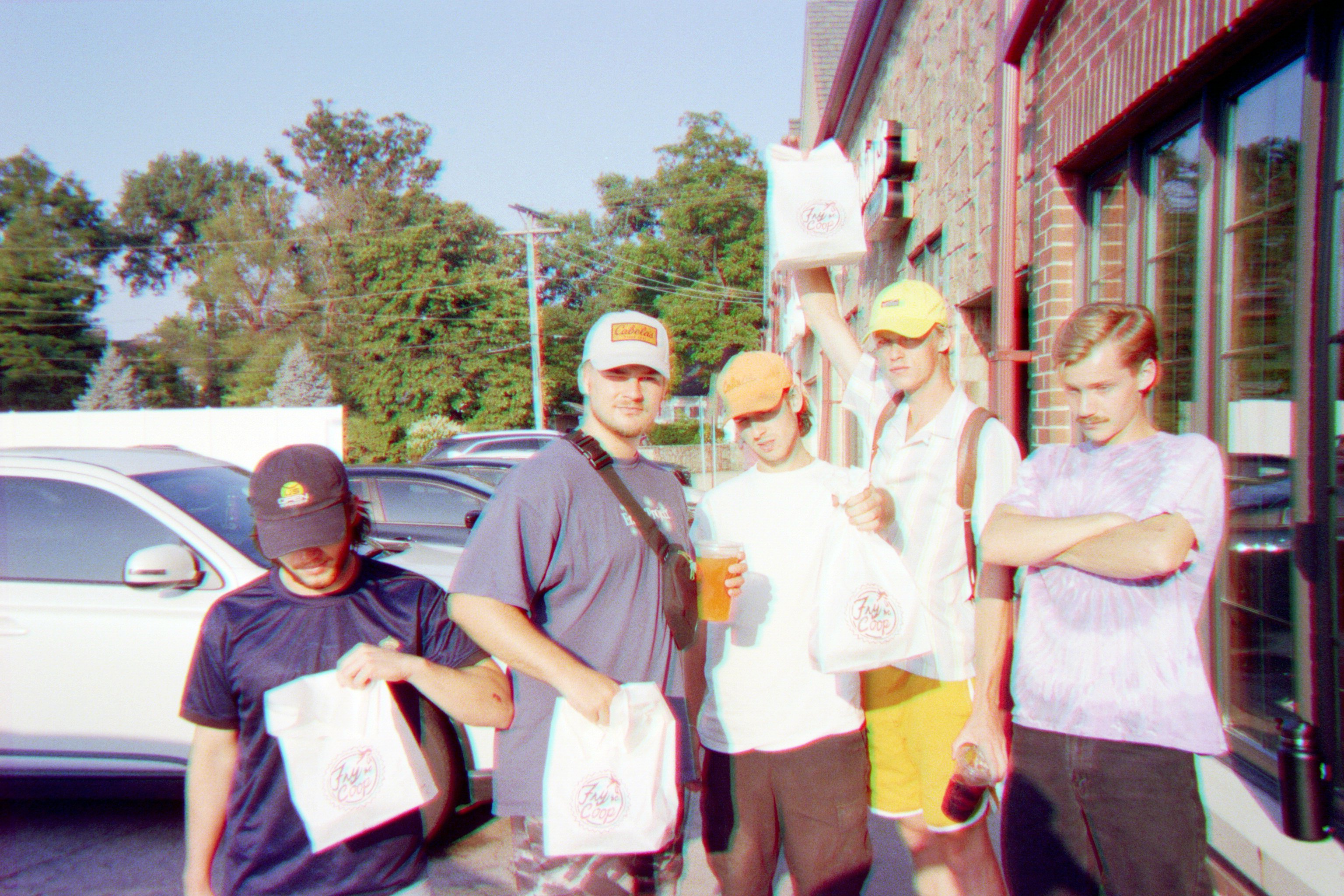 (L to R) Jonathan, Devan, Josh, Thomas, & Rex - Fry the Coop, Summer 2021.